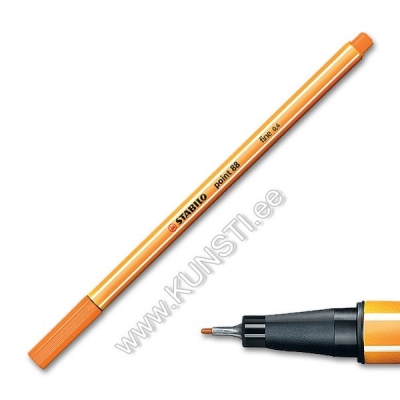 Tindipliiats Stabilo Point 88/54 oranz 0,4 mm ― VIP Office HobbyART