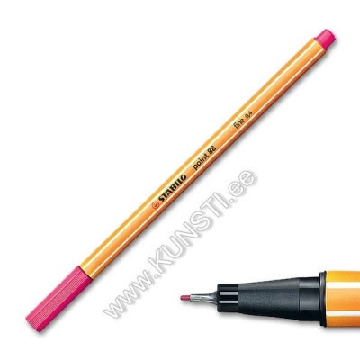Tindipliiats Stabilo Point 88/56 roosa 0,4 mm ― VIP Office HobbyART