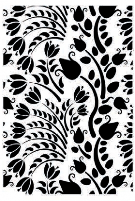 Flower stencil collection fcs-10 21x30 ― VIP Office HobbyART