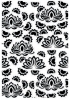 Flower трафарет Cadence collection fcs-2 21x30