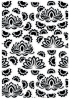 Flower stencil collection fcs-2 21x30