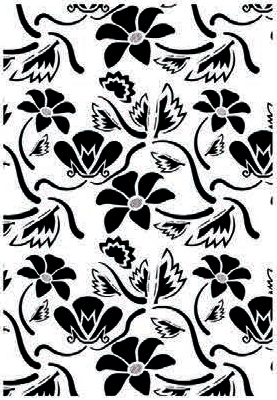 Flower stencil collection fcs-4 21x30 ― VIP Office HobbyART