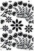 Flower stencil collection fcs-6 21x30