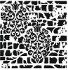 Grunge wall stencil midi gcsm-003 25x25