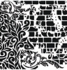 Grunge wall stencil midi gcsm-005 25x25