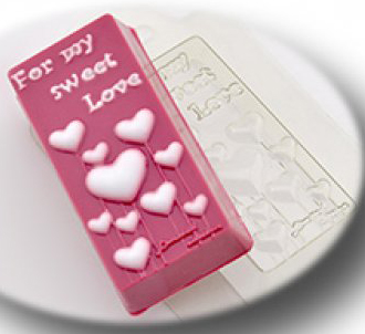 Soap mold "Любовь"  For my sweet love ― VIP Office HobbyART