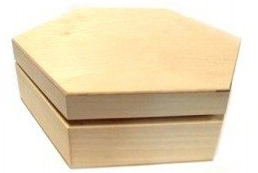 Wooden box 15.5 x 13.5 x 4cm ― VIP Office HobbyART