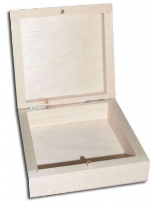 Wooden box 10 x 10 x 3.7cm ― VIP Office HobbyART