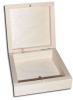 Wooden box 10 x 10 x 3.7cm