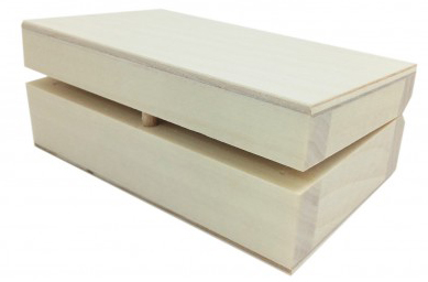 Wooden box 10 x 6 x 3.7cm ― VIP Office HobbyART