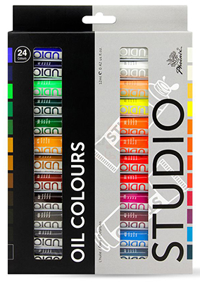 Oil colour set "Phoenix" 24x12ml ― VIP Office HobbyART