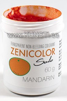 Прозрачные немигрирующие красители для мыльной основы ZENICOLOR SOLO Mandarin ― VIP Office HobbyART