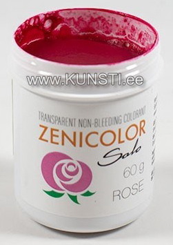 Прозрачные немигрирующие красители для мыльной основы ZENICOLOR SOLO Rose ― VIP Office HobbyART